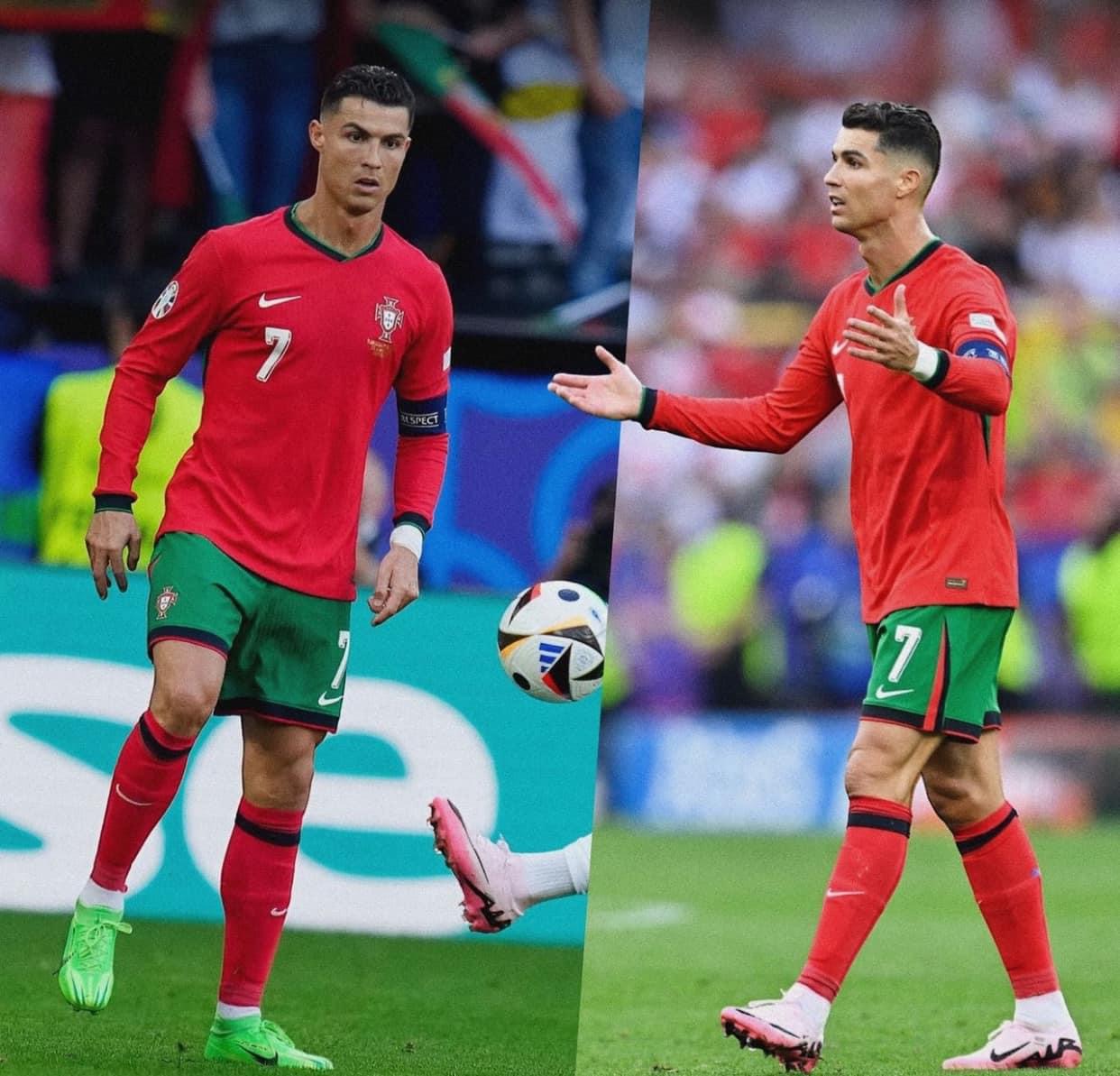 NGHI VẤN Ronaldo mượn giày Bruno để thi đấu 1