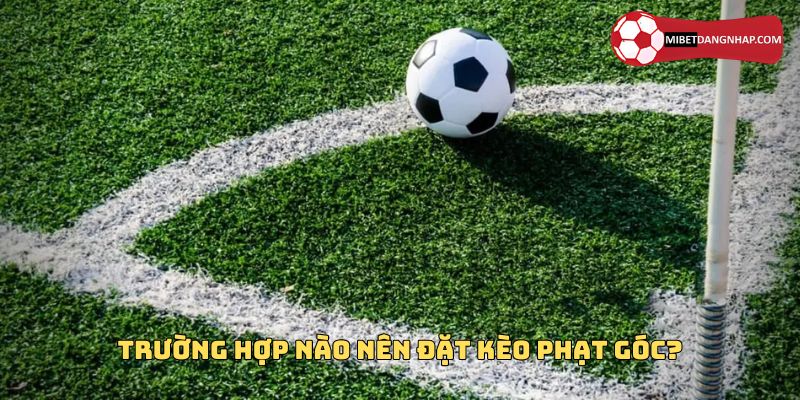 Trường hợp nào nên đặt kèo phạt góc?