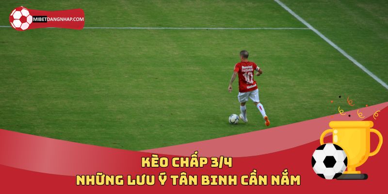 Kèo Chấp 3/4 Và Những Lưu Ý Tân Binh Cần Nắm