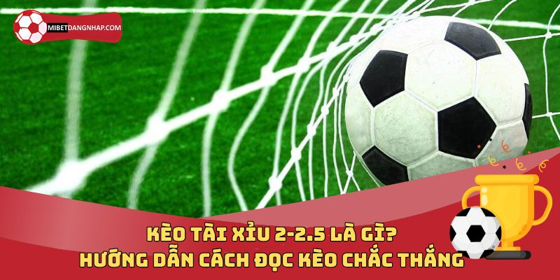 Kèo Tài Xỉu 2-2.5 Là Gì? Hướng Dẫn Cách Đọc Kèo Chắc Thắng